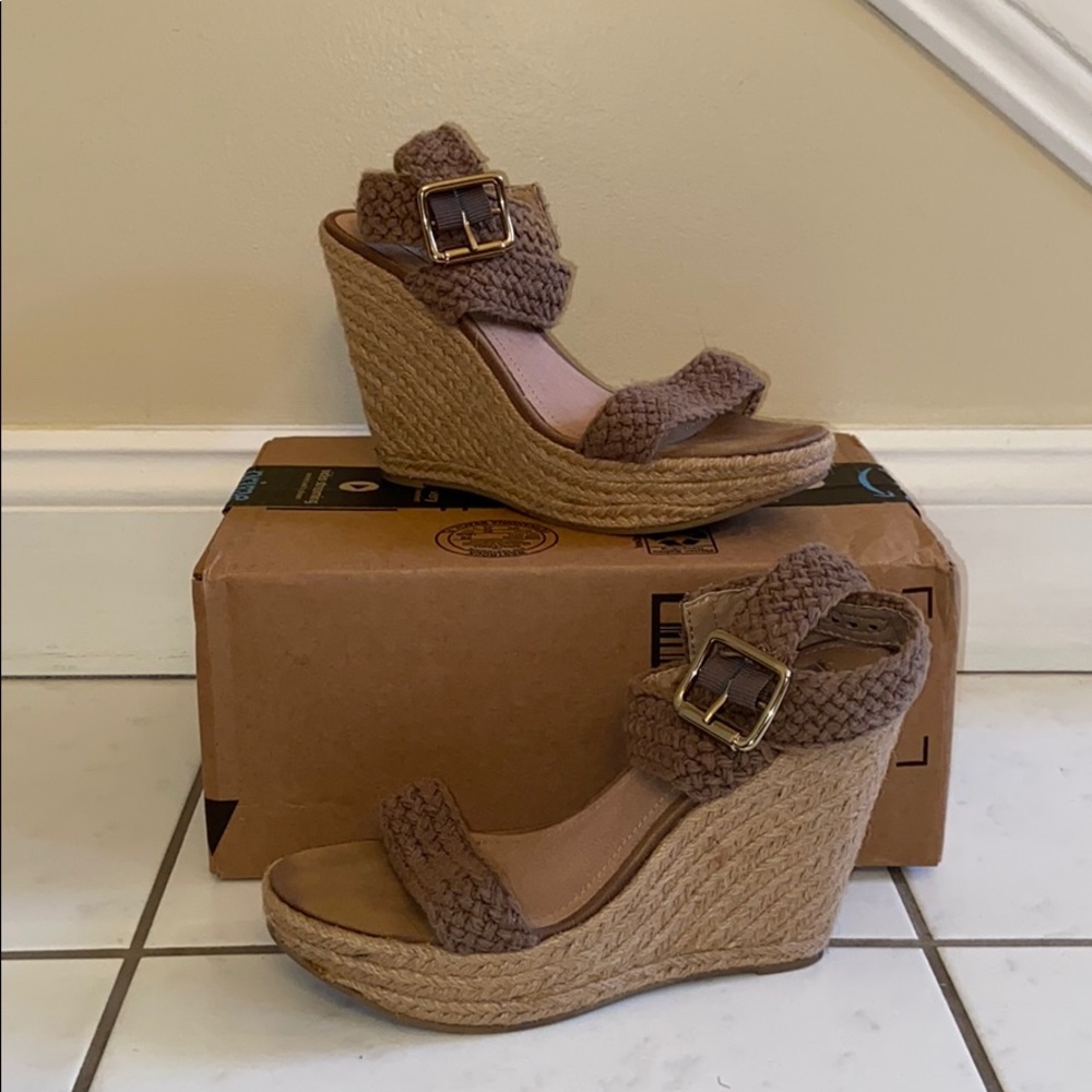 Steve Madden Ankle Strap Wedges